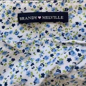 Brandy Melville floral midi skirt